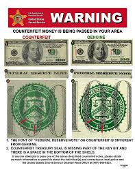 Counterfeit bills