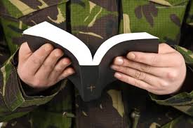 Soldier with Bible
